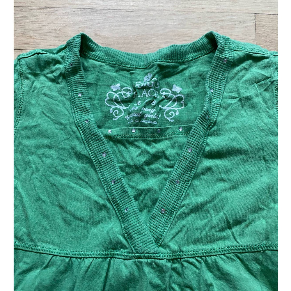 The Children's Place Spring Green Rhinestone Top - Picture 3 of 6